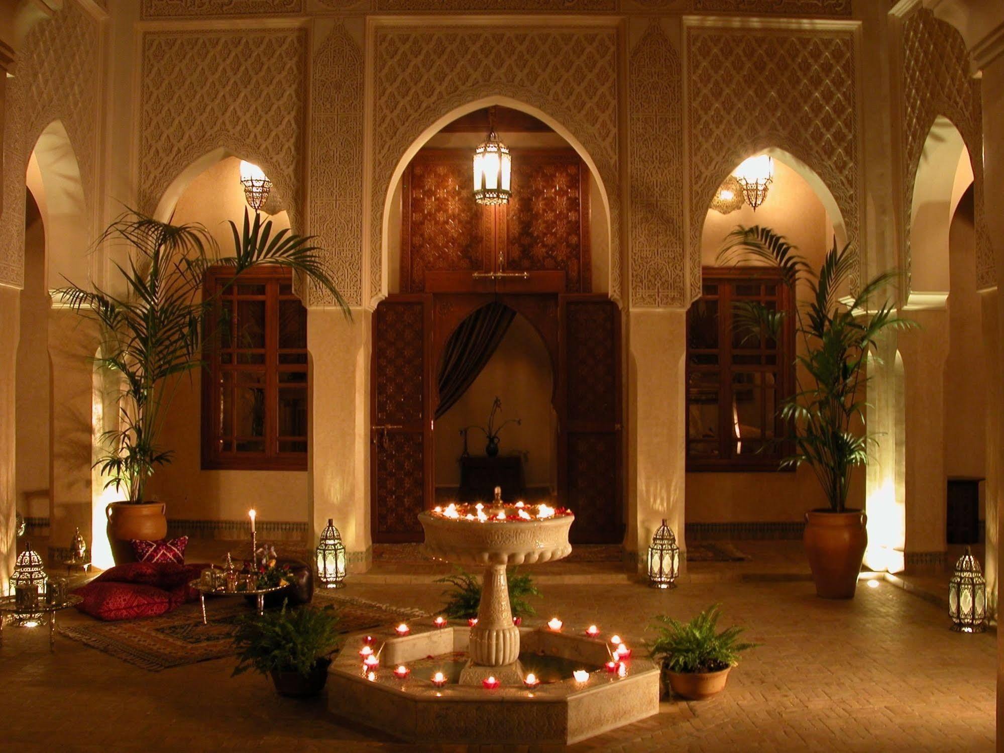 Riad Kniza Marrakesh Bagian luar foto The interior of the hotel